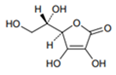 s-アスコルビン酸構造式